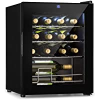 Los mejores  - Klarstein Shiraz - Vinoteca- Temperaturas ajustables de 5 a 18 °C- Panel de control táctil- Iluminación interior LED…
